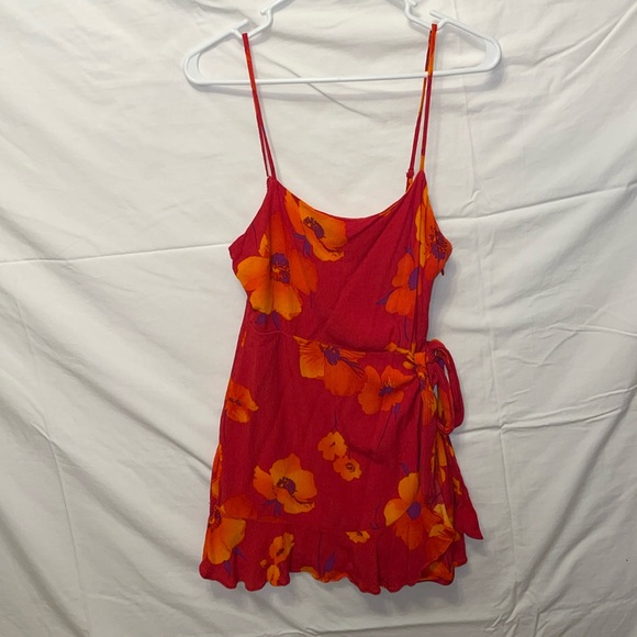 Cotton Candy LA | Mini Floral Wrap Dress | Size US 2 - Picture 1 of 3